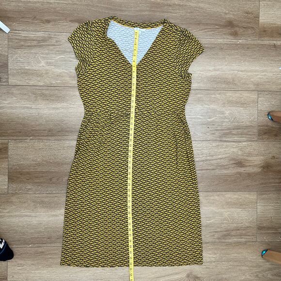 Boden Alberta Tuscan Sun Short Sleeve Jersey Dress Size UK 18 US 14 LONG - Picture 5 of 13